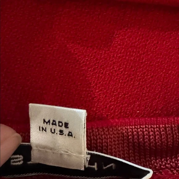 St. John Bold Red Sleeveless Tank Top size Large - Picture 6 of 8